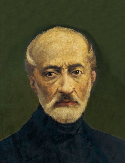 Giuseppe Mazzinin (1805-1872), italialaisen poliitikon ja nationalistin muotokuva. Anonyymi maalaus tekijältä Anonymous Anonymous