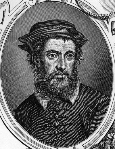 Italian taidemaalarin Gregorio di Tomaso Chiulinovich Lo Schiavonen (1436-1504) muotokuva. Kaiverrus vuodelta 1859 Armengaudin teokseen The Galleries of Europe - Italy "". Yksityinen kokoelma. tekijältä Anonymous Anonymous