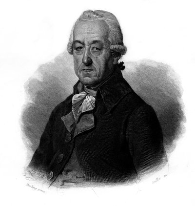 Muotokuva Jean-Georges Reberistä (Jean Georges) (1731-1816) ranskalaisesta teollisuusmiehestä "" Hyödyllisten miesten muotokuvia ja historiaa: kaikkien maiden ja olosuhteiden miehet ja naiset, jotka ovat saaneet oikeuden miesten tunnustukseen" julkaistiin  tekijältä Anonymous Anonymous