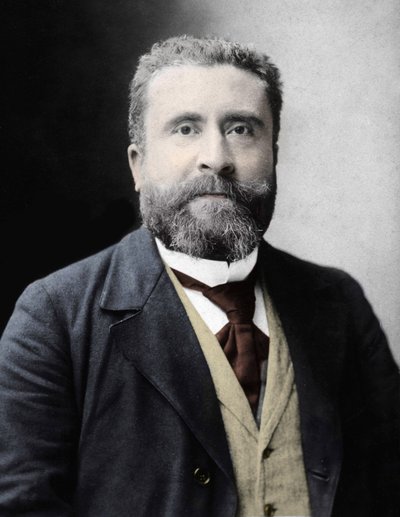 Jean Jauresin (1859-1914) muotokuva Ranskan sosialistiedustajasta. tekijältä Anonymous Anonymous