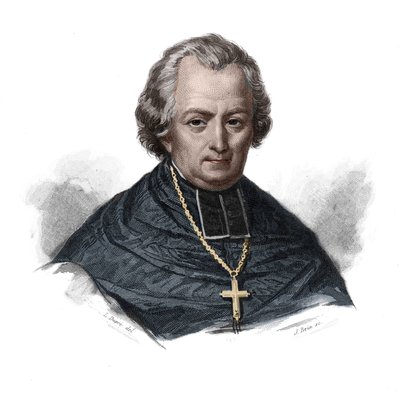Jean Lefebvre de Cheveruksen (1768-1836) muotokuva ranskalainen kardinaali, Bordeaux