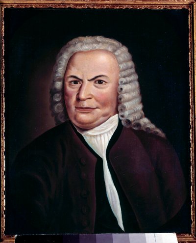 Jean Sebastien Bachin muotokuva (Johann Sebastian Bach tekijältä Anonymous Anonymous