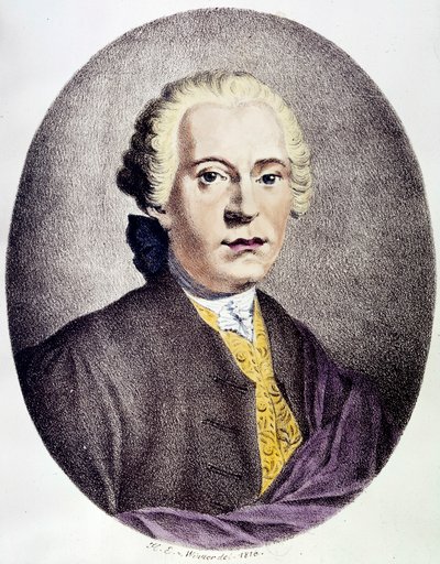Muotokuva Johan Adolf Hassesta (1699-1783) Barokkisäveltäjä Kaiverrus 1700-luvulta Yksityinen kokoelma tekijältä Anonymous Anonymous