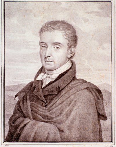 Johann Baptist Cramerin muotokuva (kaiverrus) tekijältä Anonymous Anonymous