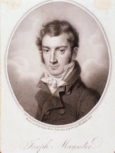 Joseph Maysederin muotokuva (litografia) tekijältä Anonymous Anonymous