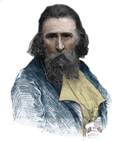 Muotokuva Leon Cladelista (1835-1892), ranskalaisesta kirjailijasta. tekijältä Anonymous Anonymous