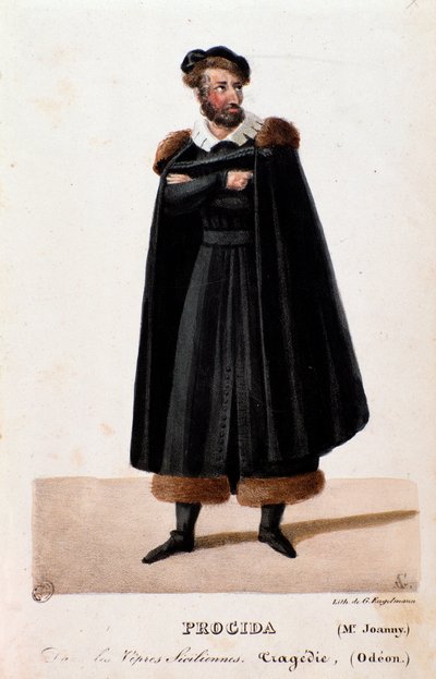 Procidan muotokuva Joannyn tulkitsemana Giuseppe Verdin Sisilian vespers -oopperassa tekijältä Anonymous Anonymous
