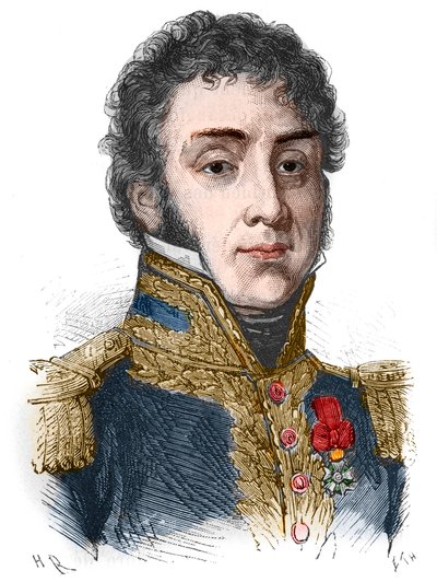 Retrat de Remy Joseph Isidore Exelmans (o Exelmans), mariscal i parell de França (1775 - 1852) - a "L