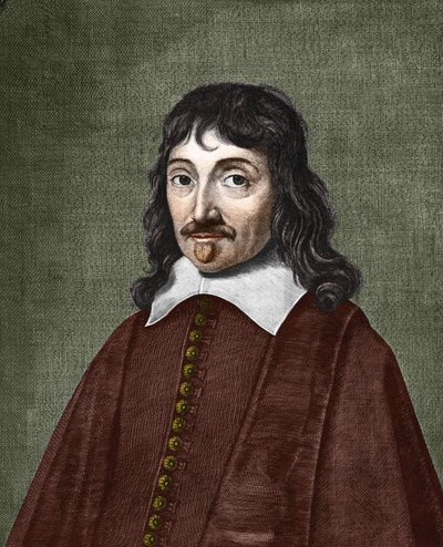 Rene Descartesin muotokuva. 1596-1650 tekijältä Anonymous Anonymous