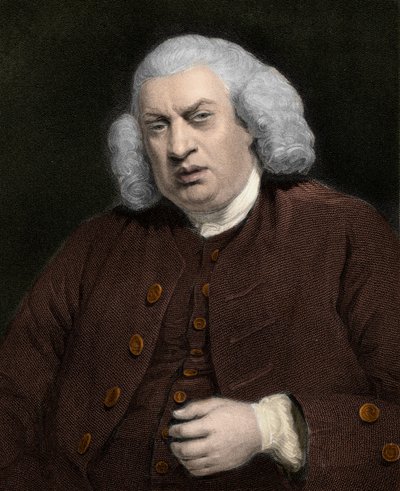 Samuel Johnsonin (1709-1784) muotokuva, englantilainen kirjailija - Samuel Johnson tekijältä Anonymous Anonymous