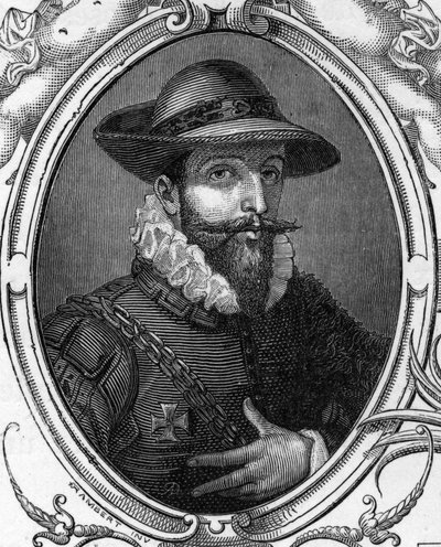 Muotokuva Simone Cantarini sanoi Pesarese (1612-1648) kaiverrus vuodelta 1859 "" gallerioissa Euroopassa - Italia" Armandaud. Yksityinen kokoelma. tekijältä Anonymous Anonymous