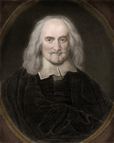 Muotokuva Thomas Hobbesista (1588-1679) englantilainen filosofi - Thomas Hobbes 1588-1679 englantilainen filosofi ja poliittinen teoreetikko tekijältä Anonymous Anonymous
