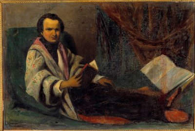 Victor Hugon (1802-1885) muotokuva Anonyymi maalaus. 1800-luvulla. Aurinko 0,66x0,98 m tekijältä Anonymous Anonymous