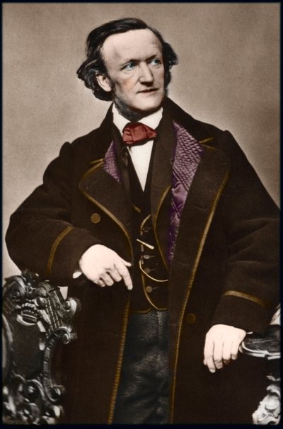 Säveltäjä Richard Wagnerin (1813-1883) muotokuva - saksalaisen säveltäjän Richard Wagnerin (1813-1883) muotokuva. tekijältä Anonymous Anonymous