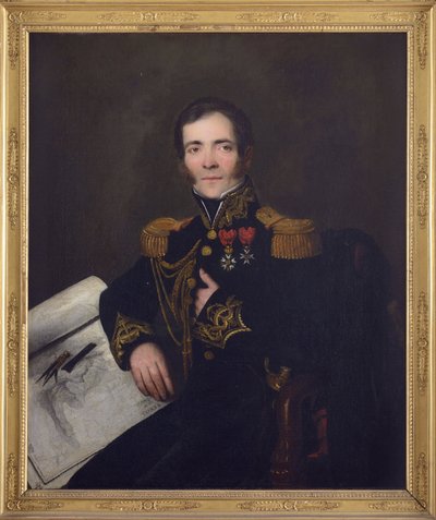 Amiraali Anne Chretien Louis de Hellin (1783-1864), Anonyymi muotokuva. Öljy kankaalle, c. 1832. Yksityinen kokoelma tekijältä Anonymous Anonymous