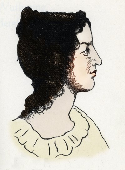 Brittikirjailijan Emily Bronten (1818-1848) muotokuva tekijältä Anonymous Anonymous