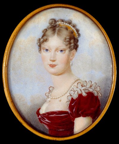 Vaikutuksen muotokuva Marie-Louise (Marie Louise Habsburg Lorrainesta tekijältä Anonymous Anonymous