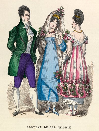 Juhlapuvut 1811 - 1812 - yksityinen kokoelma tekijältä Anonymous Anonymous