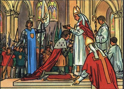 Pyhä kuningas Kaarle VII (1422-1461) Reimsin arkistossa 17.7.1429 Jeanne d