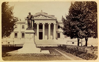 Marseillen kaupunki ja sen ympäristö noin 1885-1890: oikeustalo, yksityinen kokoelma tekijältä Anonymous Anonymous