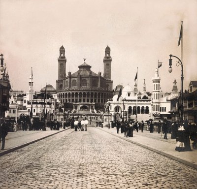 Vuoden 1900 maailmannäyttely - Universelle de 1900 -näyttely Pariisissa: Le Trocadero - yksityinen kokoelma tekijältä Anonymous Anonymous