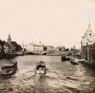 Vuoden 1900 maailmannäyttely - Universelle de 1900 -näyttely Pariisissa: Alman silta - yksityinen kokoelma tekijältä Anonymous Anonymous