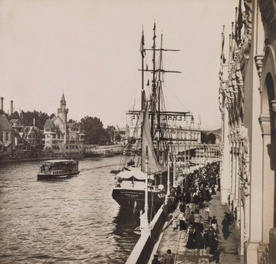 Vuoden 1900 maailmannäyttely - Vuoden 1900 yleisnäyttely Pariisissa: Vanha Pariisi - yksityinen kokoelma tekijältä Anonymous Anonymous