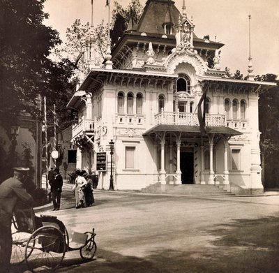 Vuoden 1900 maailmannäyttely - Vuoden 1900 yleisnäyttely Pariisissa: Etelä-Afrikan tasavallan paviljonki - yksityinen kokoelma tekijältä Anonymous Anonymous