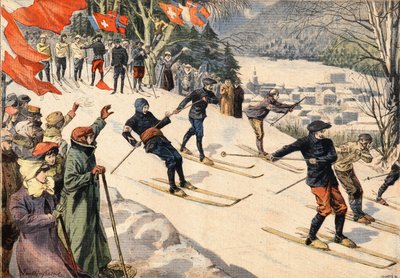Talviurheilu: hiihtokilpailu Chamonix