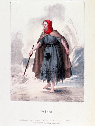 Giuseppe Verdin oopperan Macbethin noitahahmo tekijältä Anonymous Anonymous