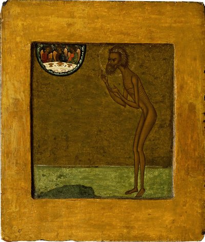 Basil Siunattu, 1500-luvun loppu. tekijältä Anonymous Russian icon painter