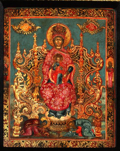 Jumalanäiti Pecherskaya, 1700-luku tekijältä Anonymous Russian icon painter