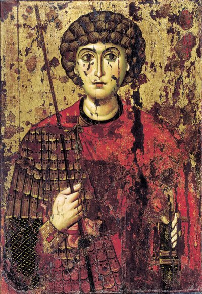 Pyhä Yrjö, 1100-luku tekijältä Anonymous Russian icon painter