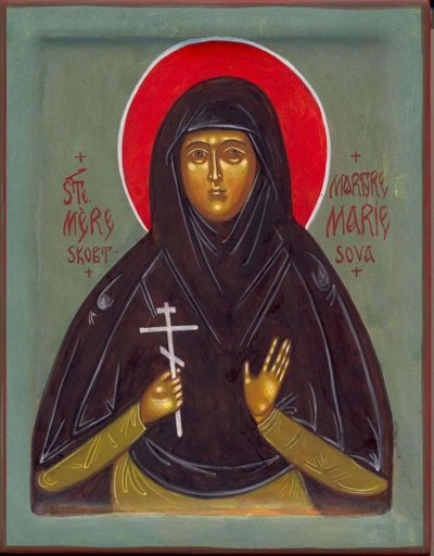 Pyhä äiti Maria, 1900-luku tekijältä Anonymous Russian icon painter
