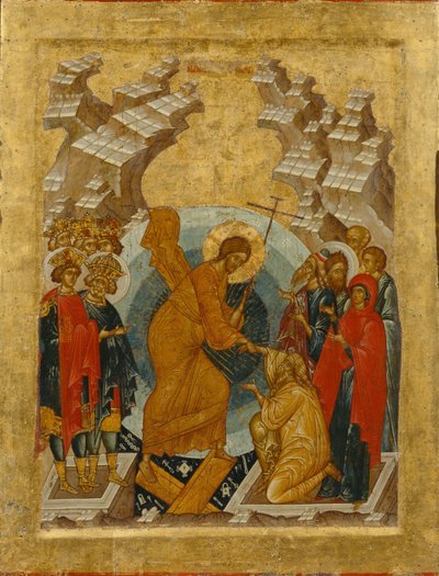 Laskeutuminen helvettiin tekijältä Anonymous Russian icon painter