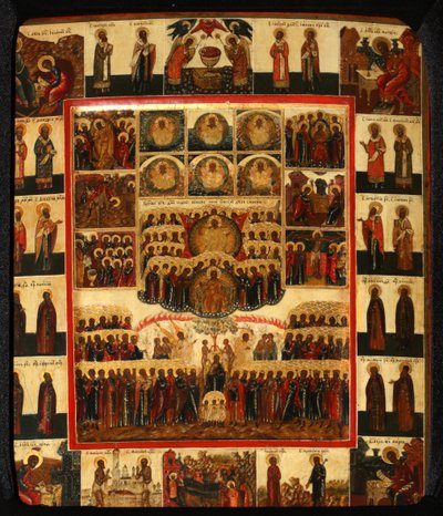 Heksameroni, 1800-luvun alku. tekijältä Anonymous Russian icon painter