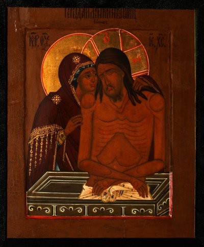 Valituslaulu kuolleesta Kristuksesta, 1800-luvun loppu. tekijältä Anonymous Russian icon painter