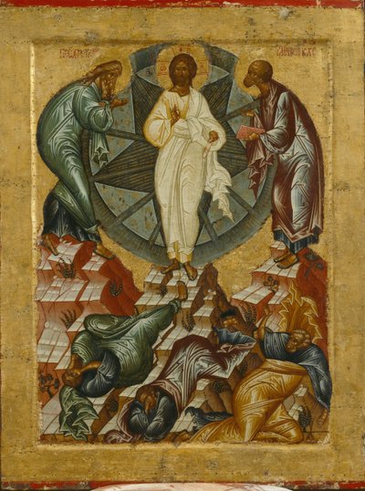 Jeesuksen kirkastus, 1497 tekijältä Anonymous Russian icon painter