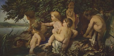 Uivia lapsia (öljymaalaus) tekijältä Anselm Feuerbach