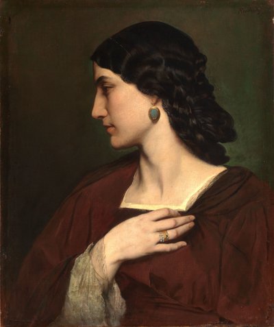 Nanna Risin muotokuva tekijältä Anselm Feuerbach