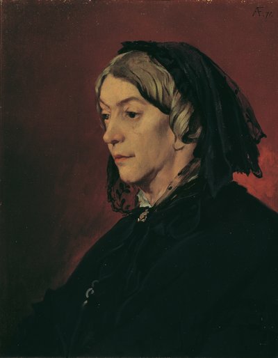 Henriette Feuerbach, taiteilijan äitipuoli tekijältä Anselm Feuerbach