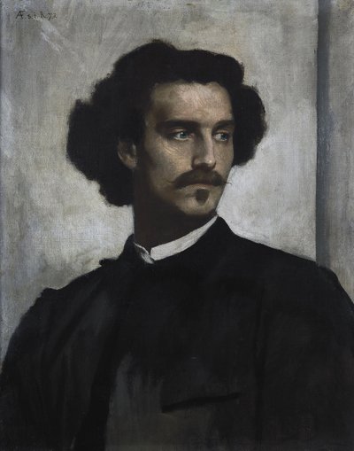 Omakuva, 1873 tekijältä Anselm Feuerbach