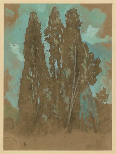 Sypressitutkimus tekijältä Anselm Feuerbach