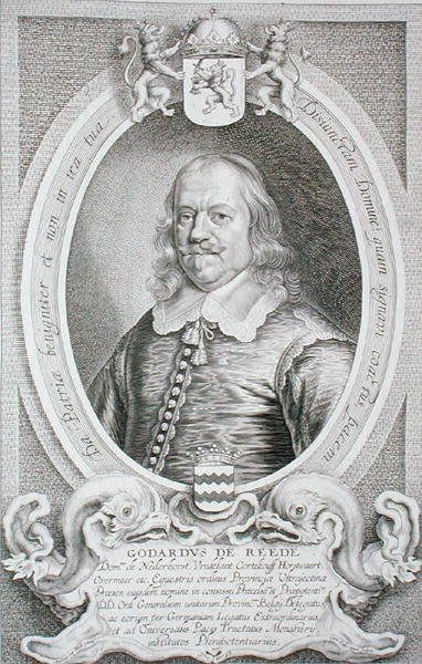 Godart van Reede (1588-1648) teoksesta Maineikkaiden miesten muotokuvat, kaiverrus Cornelis Galle, julkaistu 1706 (kaiverrus) tekijältä Anselmus van (after) Hulle