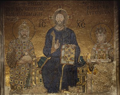 Zoe Mosaic tekijältä Anthemius of and Miletus Isidore of Tralles