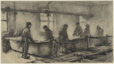 Kaavinta puuvillaväriliikkeessä tekijältä Anthon Gerhard Alexander van Rappard