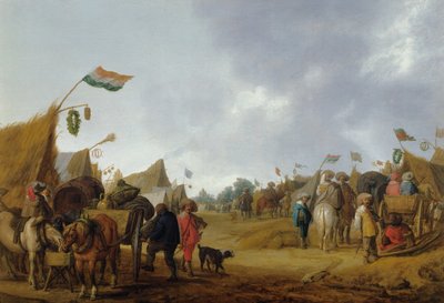 Sotilasleiri, 1634 tekijältä Anthonie Palamedesz
