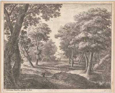 Polku metsän läpi, 1600-luku. tekijältä Anthonie Waterloo