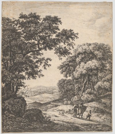 Hagarin karkotus, 1600-luku. tekijältä Anthonie Waterloo