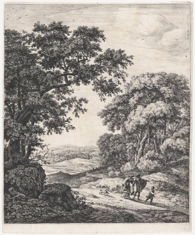 Hagarin lähtö, 1600-luku. tekijältä Anthonie Waterloo